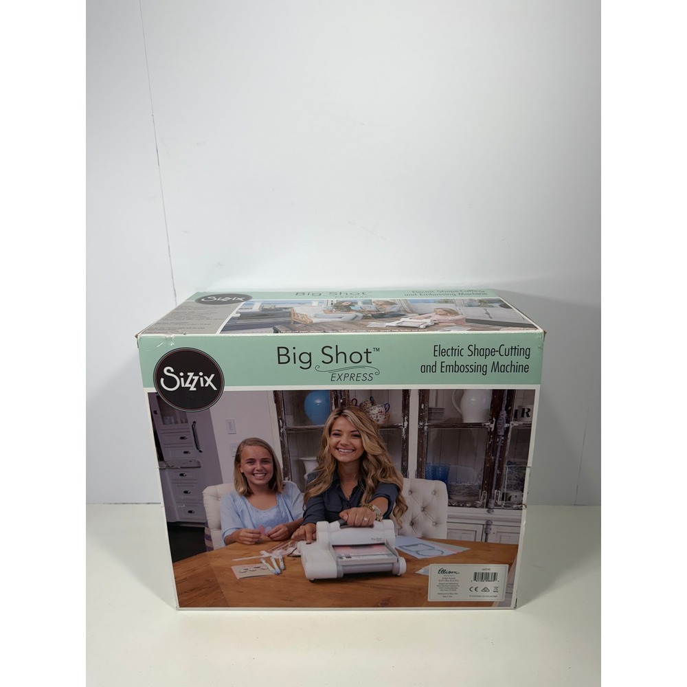 Sizzix Big Shot Express Electric Die Cutting Embossing Machine White & extras